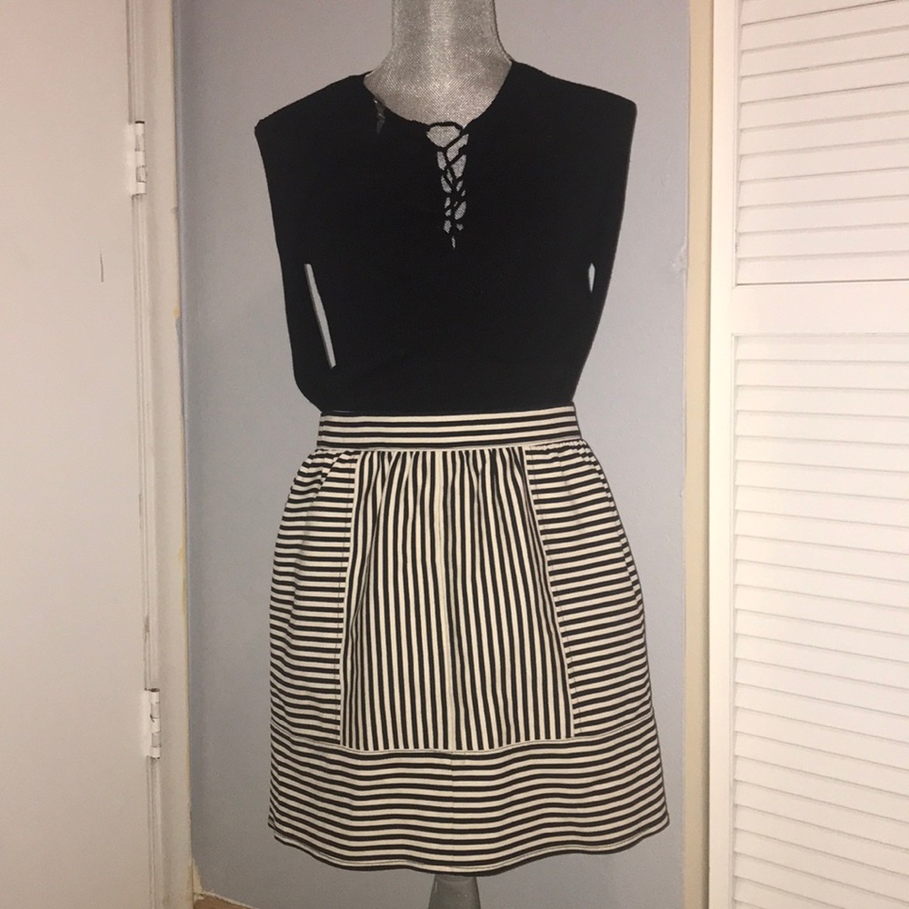 Madewell Striped Skirt